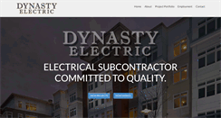 Desktop Screenshot of dynastyelectricllc.com