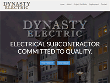 Tablet Screenshot of dynastyelectricllc.com